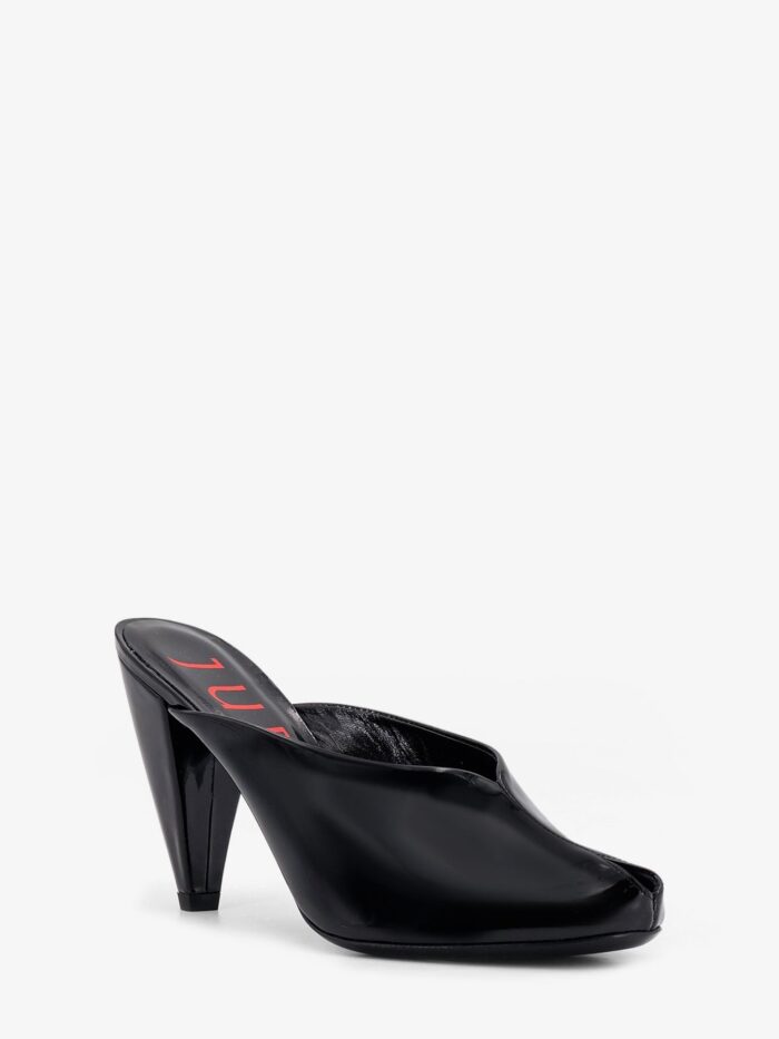 JUDE Paw Mule Patent Leather Sandals