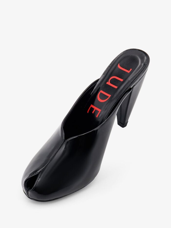 JUDE Paw Mule Patent Leather Sandals