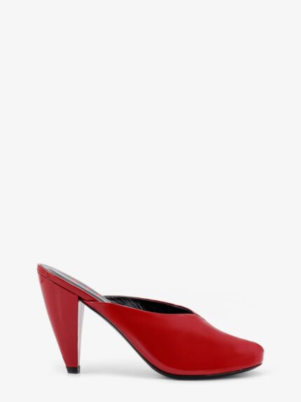 JUDE Paw Mule Patent Leather Sandals