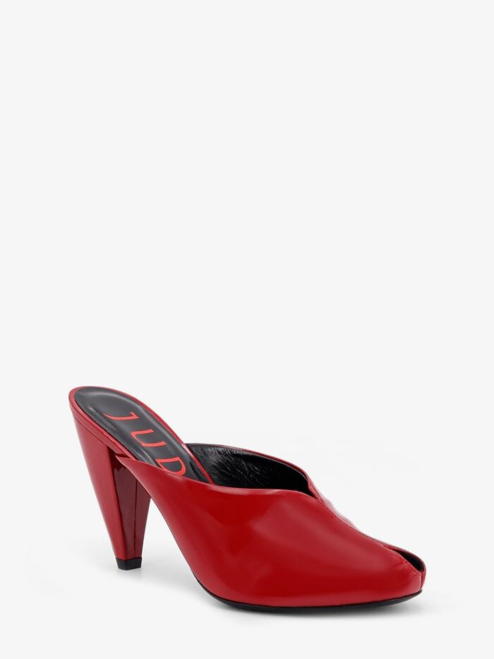 JUDE Paw Mule Patent Leather Sandals