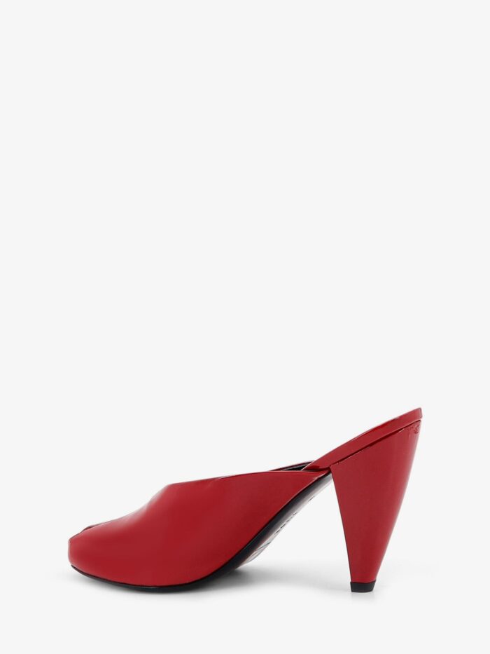 JUDE Paw Mule Patent Leather Sandals