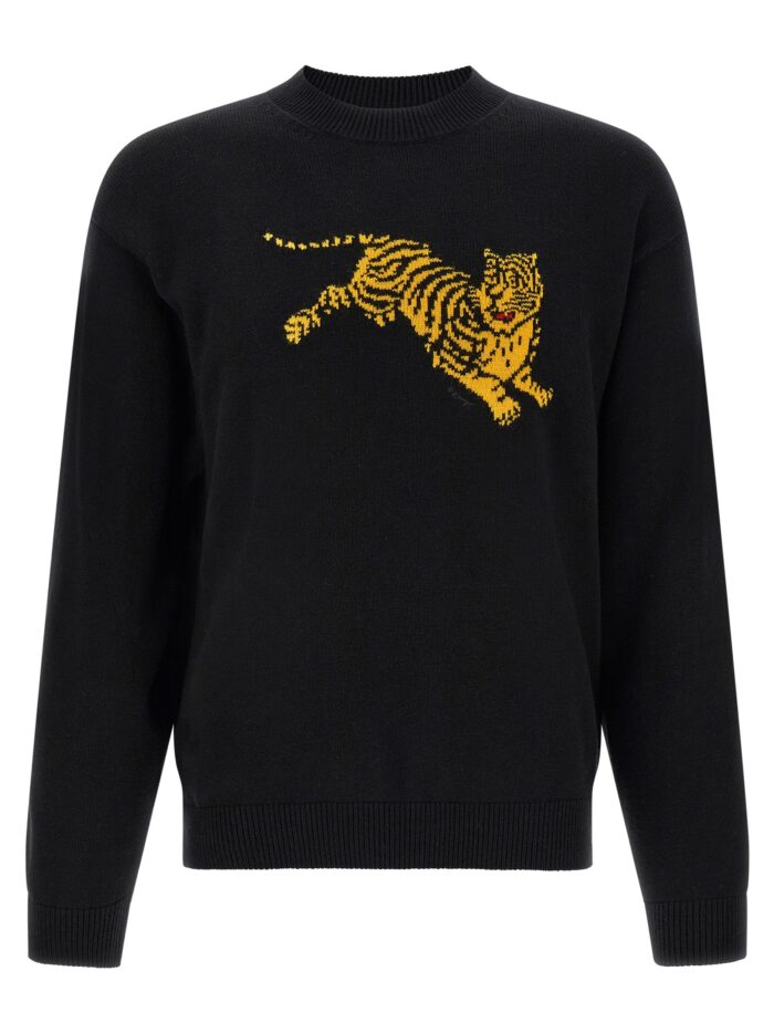 kenzo 'jumping tiger' intarsia sweater Kenzo 'Jumping Tiger' Intarsia Sweater