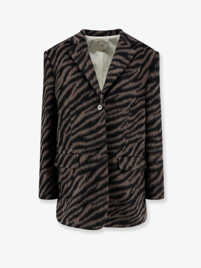 alysi jungle maxi blazer ALYSI Jungle Maxi Blazer