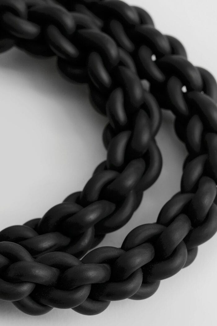 JUNYA WATANABE Braided Rope Rubber Necklace