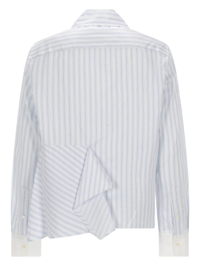 Jw Anderson ASYMMETRICAL SHIRT WITH DRAPING