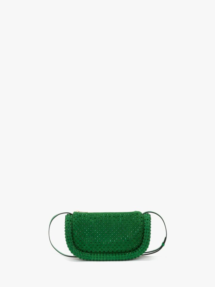 JW ANDERSON Bumper-12 Leather Crossbody Bag With Crystal