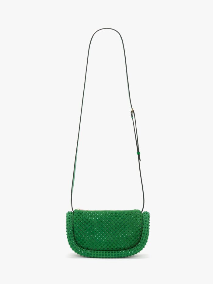 JW ANDERSON Bumper-12 Leather Crossbody Bag With Crystal