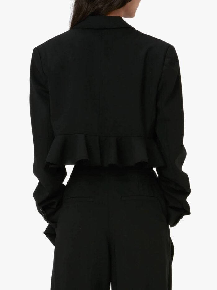 JW ANDERSON Cropped Ruffled Hem Jacket