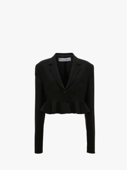 JW ANDERSON Cropped Ruffled Hem Jacket