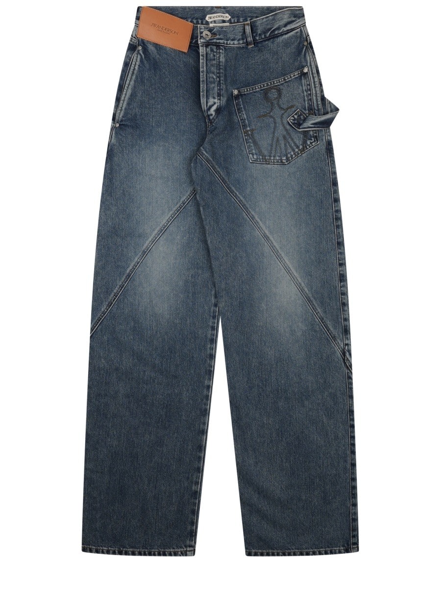 Jw Anderson JEANS CON PATCH LOGO