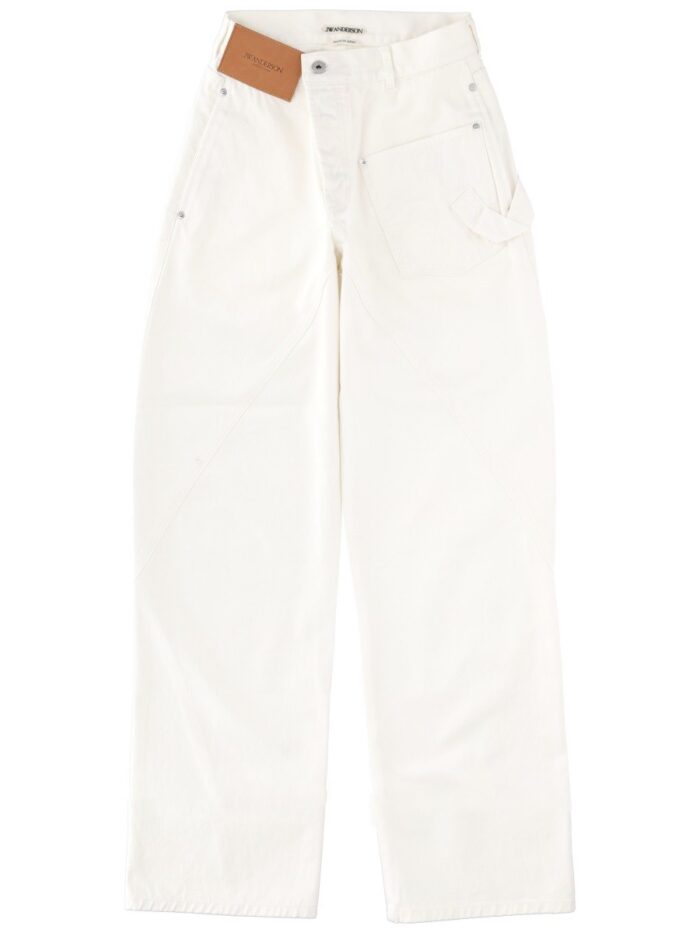 Jw Anderson JEANS WITH LOGO PATCH