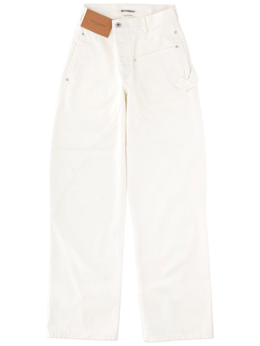 Jw Anderson JEANS WITH LOGO PATCH