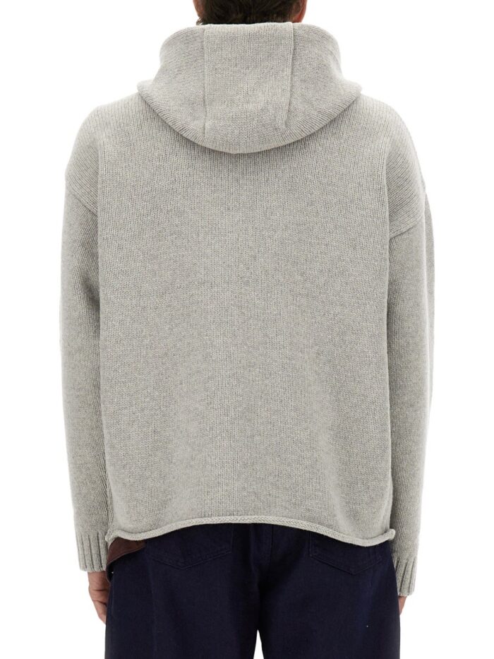 Jw Anderson JERSEY WITH ANCHOR EMBROIDERY