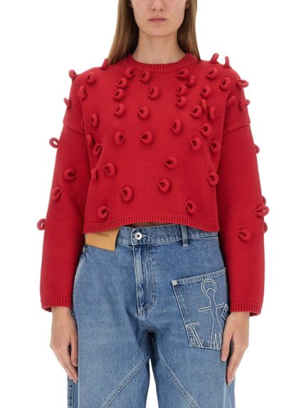 Jw Anderson LOOP CROPPED JERSEY