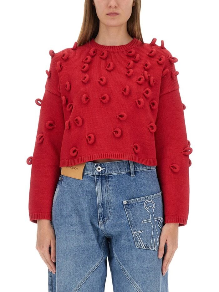 Jw Anderson LOOP CROPPED JERSEY