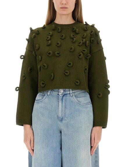 Jw Anderson LOOP CROPPED JERSEY