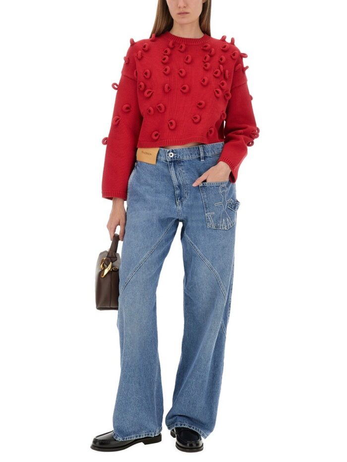 Jw Anderson LOOP CROPPED JERSEY