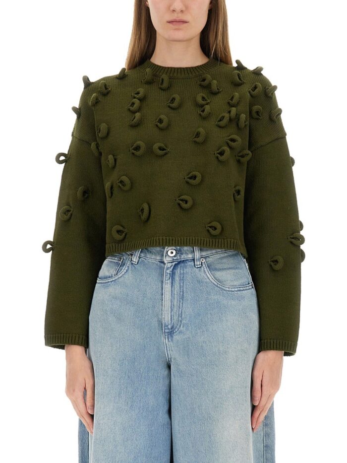 Jw Anderson LOOP CROPPED JERSEY