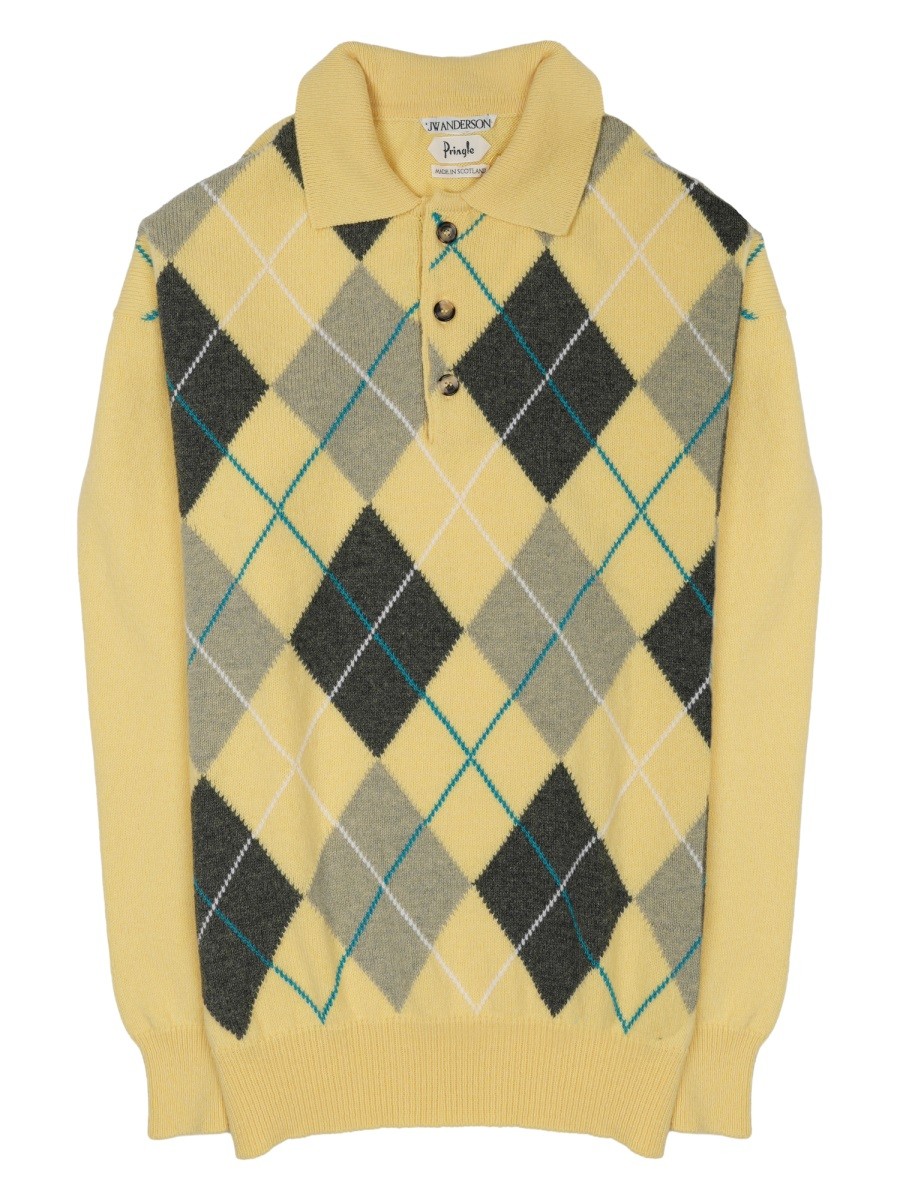 Jw Anderson MAGLIA CON COLLETTO POLO