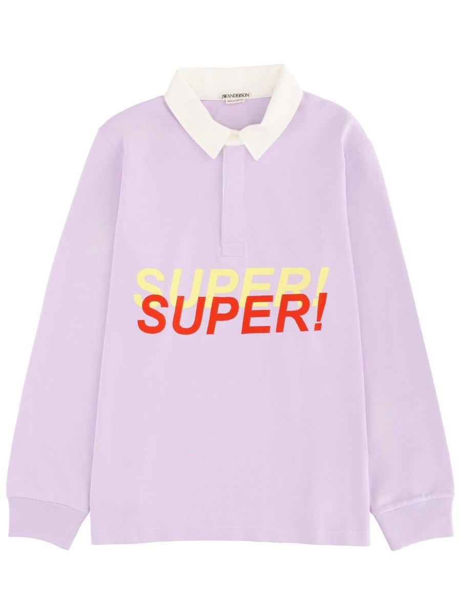 Jw Anderson "SUPER SUPER" POLO SHIRT