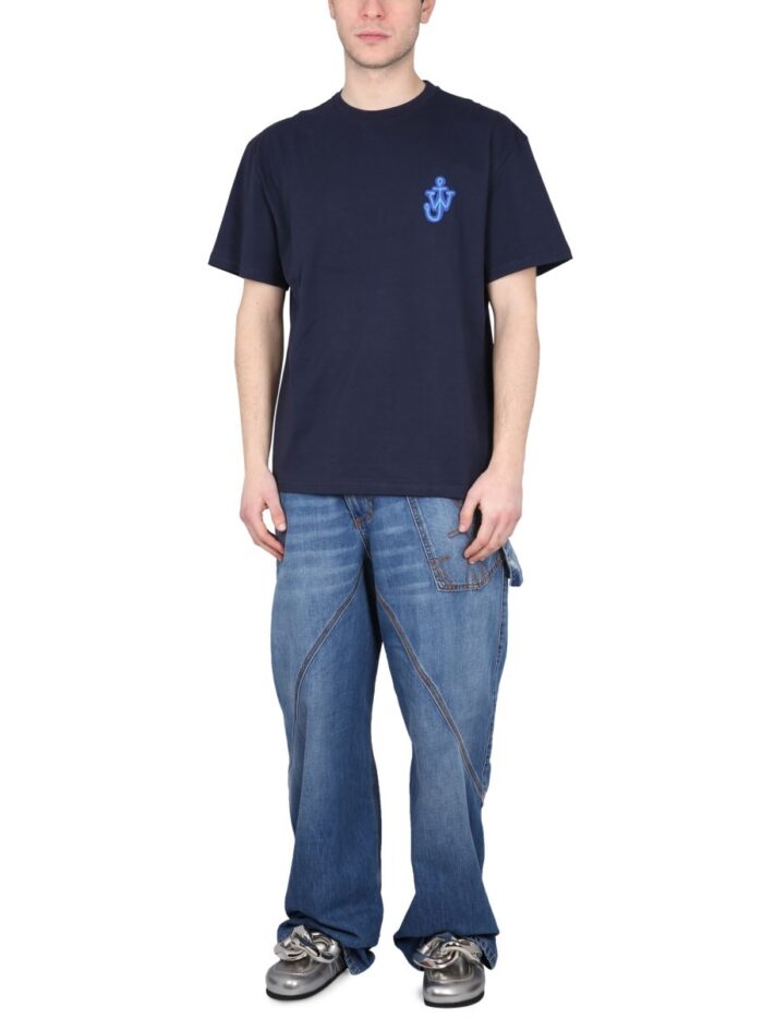 Jw Anderson T-SHIRT WITH ANCHOR PATCH