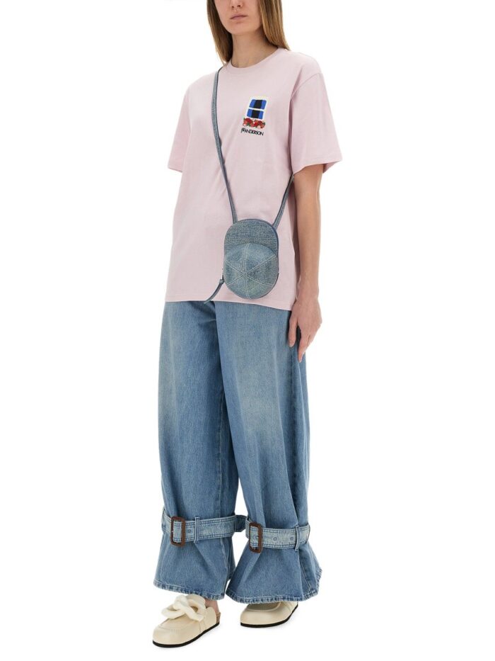 Jw Anderson T-SHIRT WITH "WINDOW" EMBROIDERY