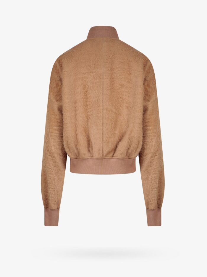 K KRIZIA Cotton Blend Jacket With Logo Embroidery