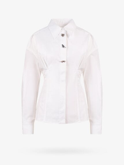 K KRIZIA Cotton Shirt With Iconic Frontal Patches