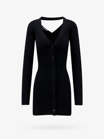 K KRIZIA Viscose Cardigan With Ribbed Pattern