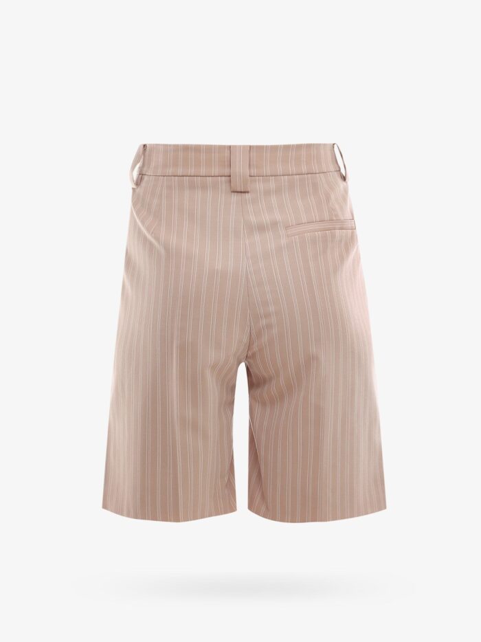 K KRIZIA Wool Blend Bermuda Shorts With Striped Motif
