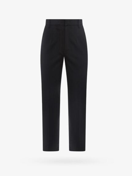 K KRIZIA Wool Trouser With Iconic Metal Patch