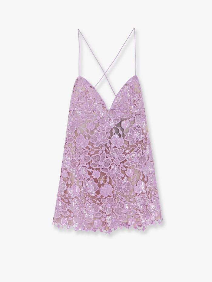 Retrofete Kamala Short Dress With All-over Sequin Detail