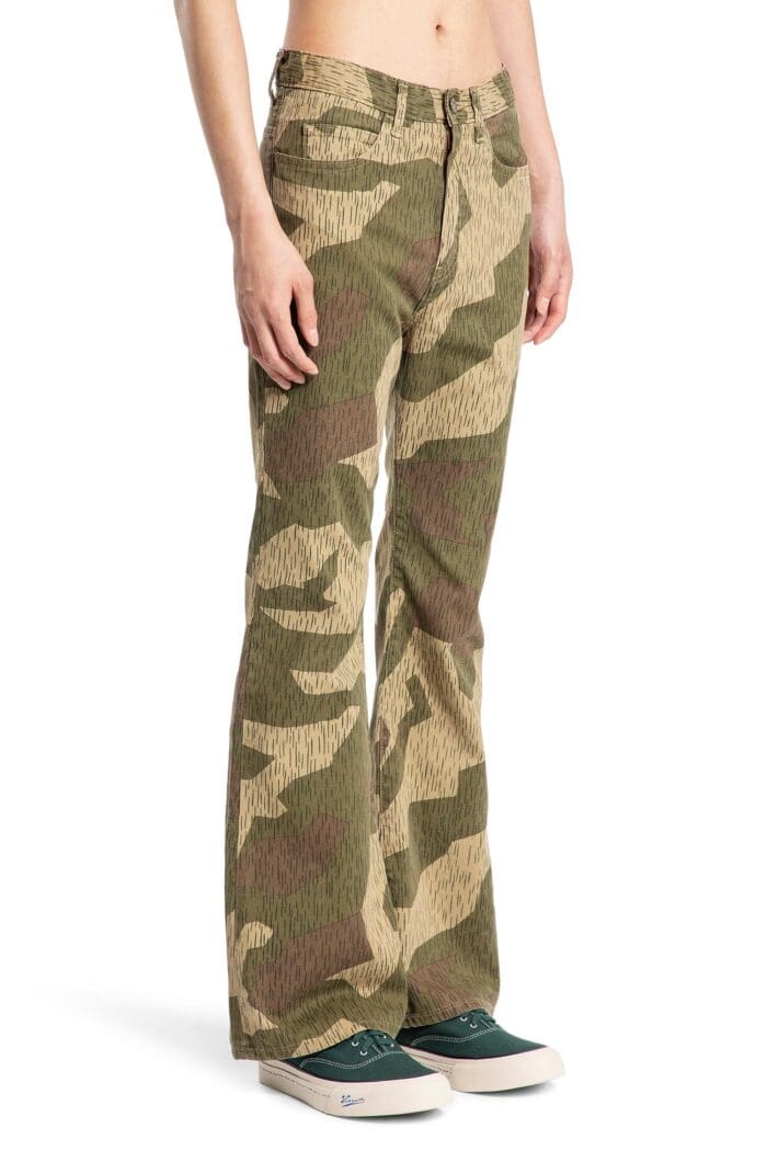 KAPITAL Rain Camo East Repair 5 Pocket Jeans