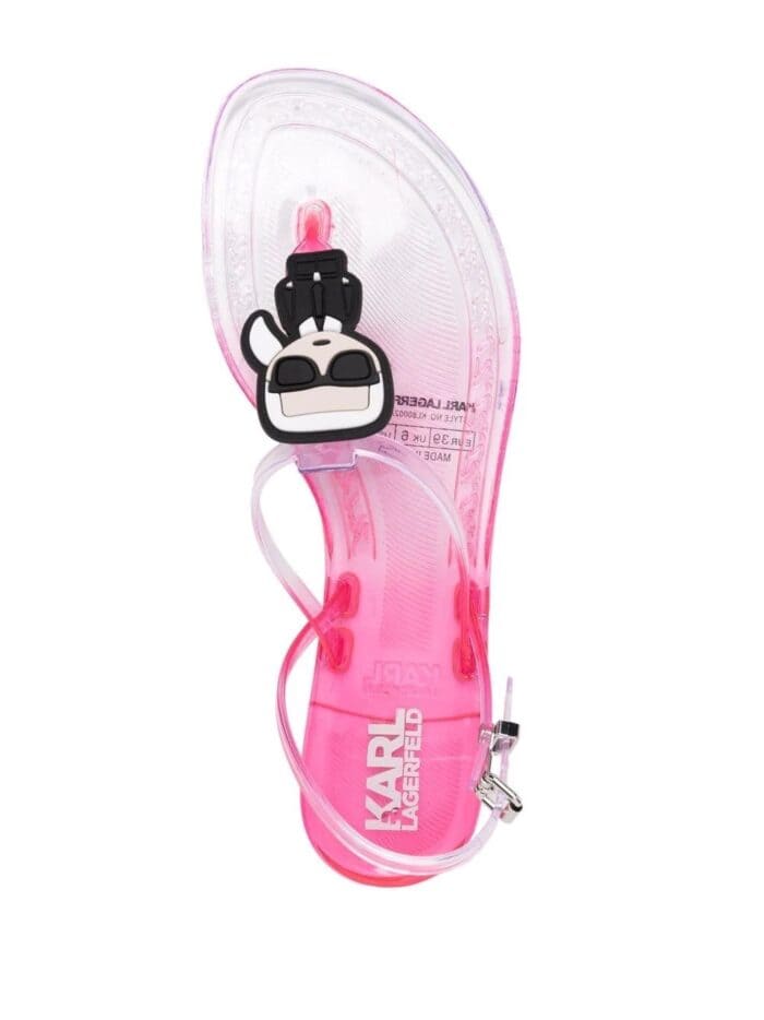 KARL LAGERFELD Jelly Gradient Sandals