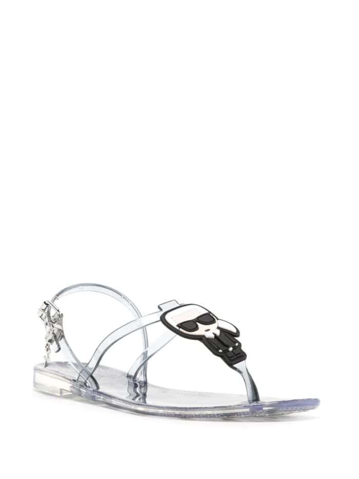 KARL LAGERFELD Jelly Monogram  Sandals