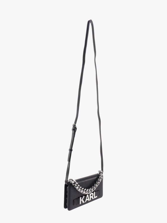 Karl Lagerfeld Phone Case With Frontal Metal Logo