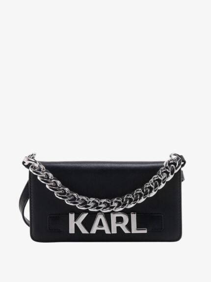 Karl Lagerfeld Phone Case With Frontal Metal Logo