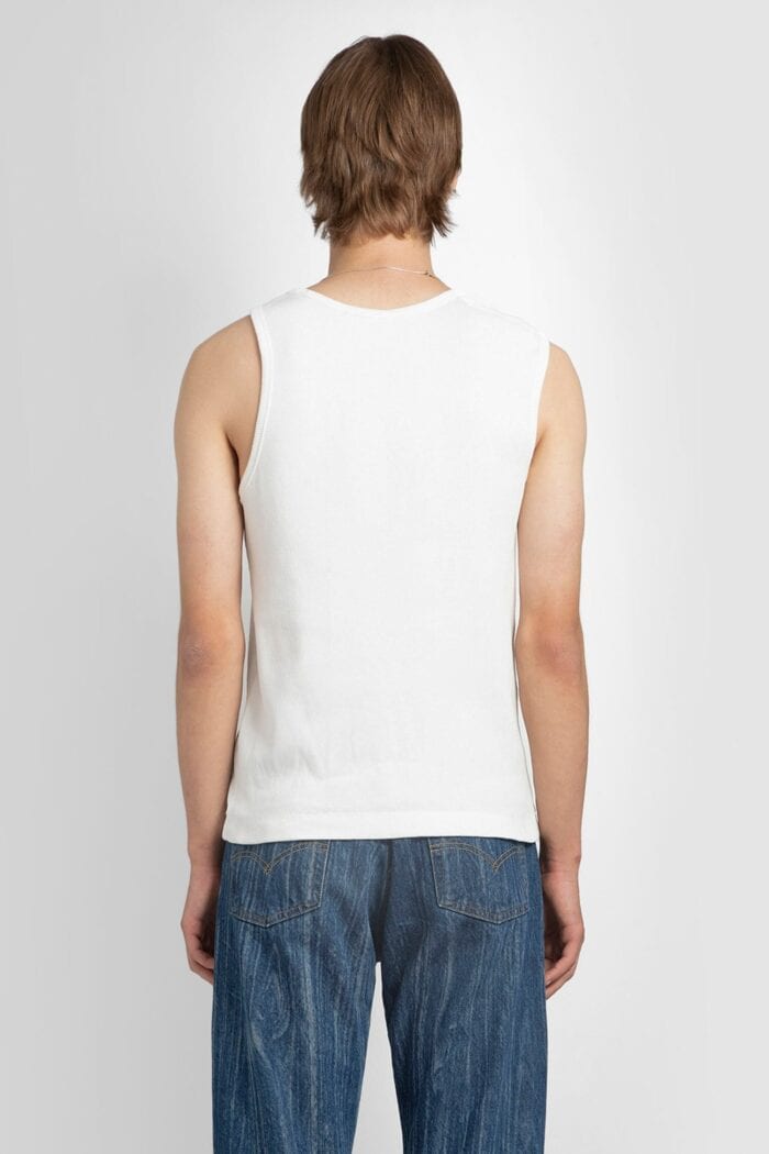 KARMUEL YOUNG Asymmetric Ribbed Tank Top