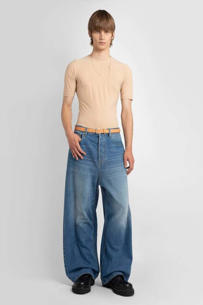 KARMUEL YOUNG Vacuum Wide Leg Jeans