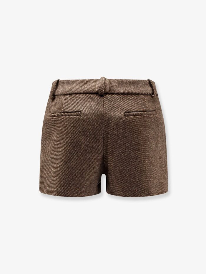 THE FRANKIE SHOP Kate Wool Blend Shorts