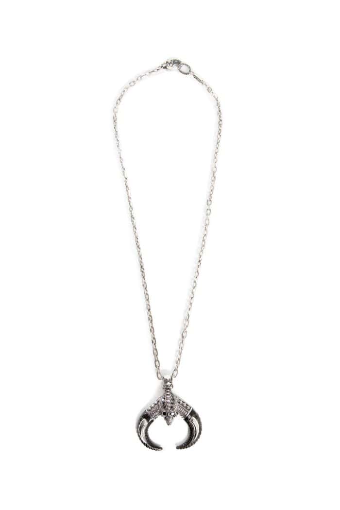 KD2024 Skull Alien Horn Necklace