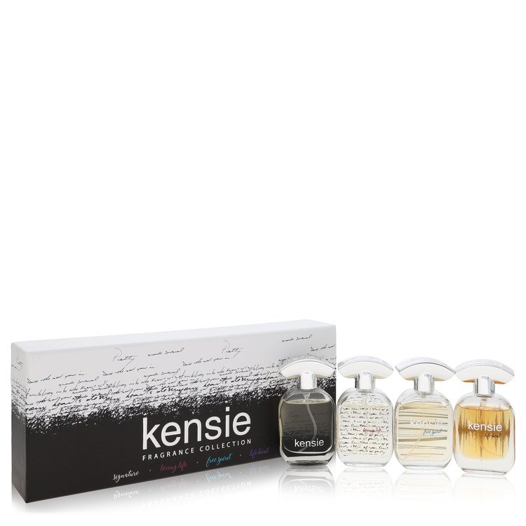 Kensie Life Beat By Kensie - Gift Set -- Kensie Fragrance Collection Includes Kensie, Kensie Loving Life, Kensie Free Spirit, Kensie Life Beat All In 0.68 Oz Mini EDP Sprays