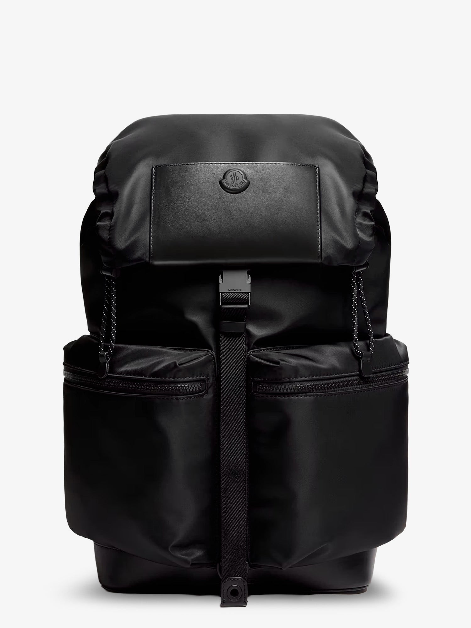 Moncler Kenton Drill Nylon Backpack With Logo Patch