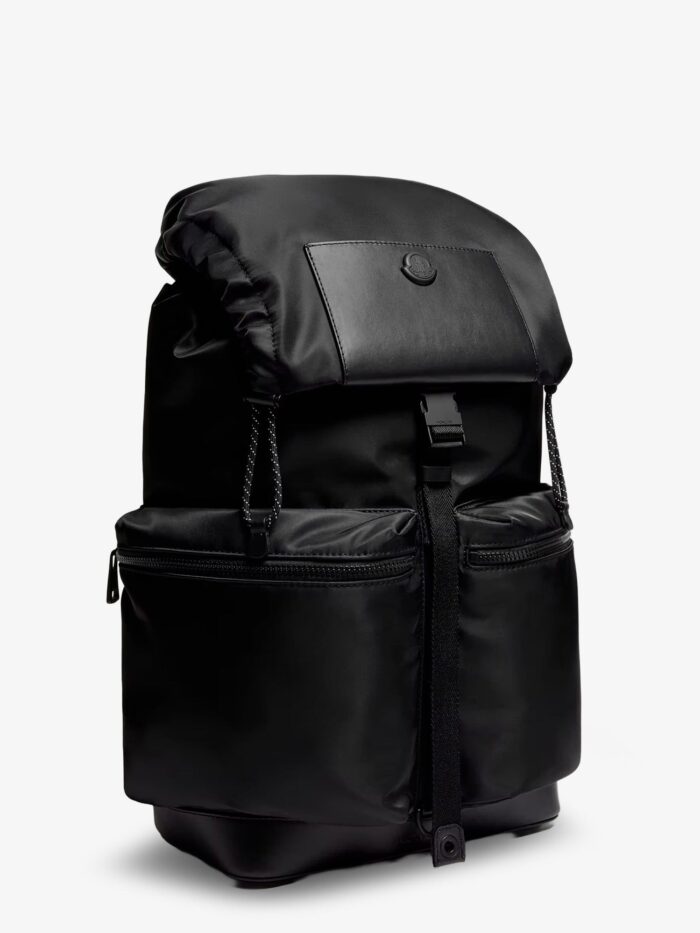 Moncler Kenton Drill Nylon Backpack With Logo Patch