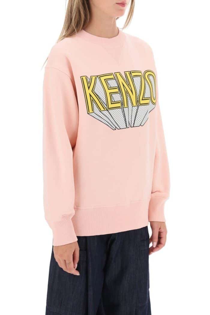 Kenzo 3d-printed Crew-neck Sweatshirt