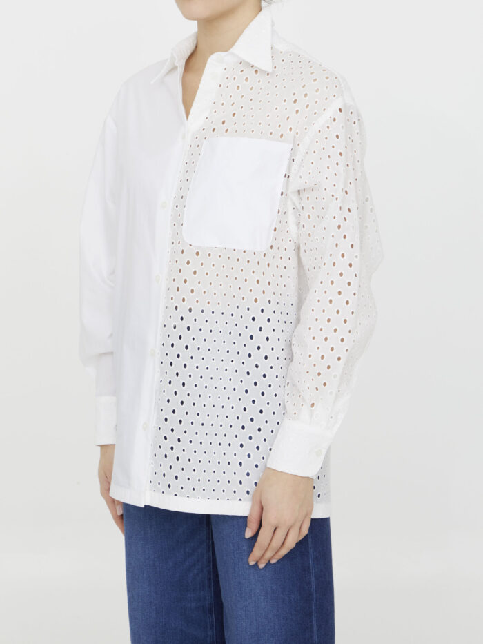Kenzo Broderie anglaise cotton shirt