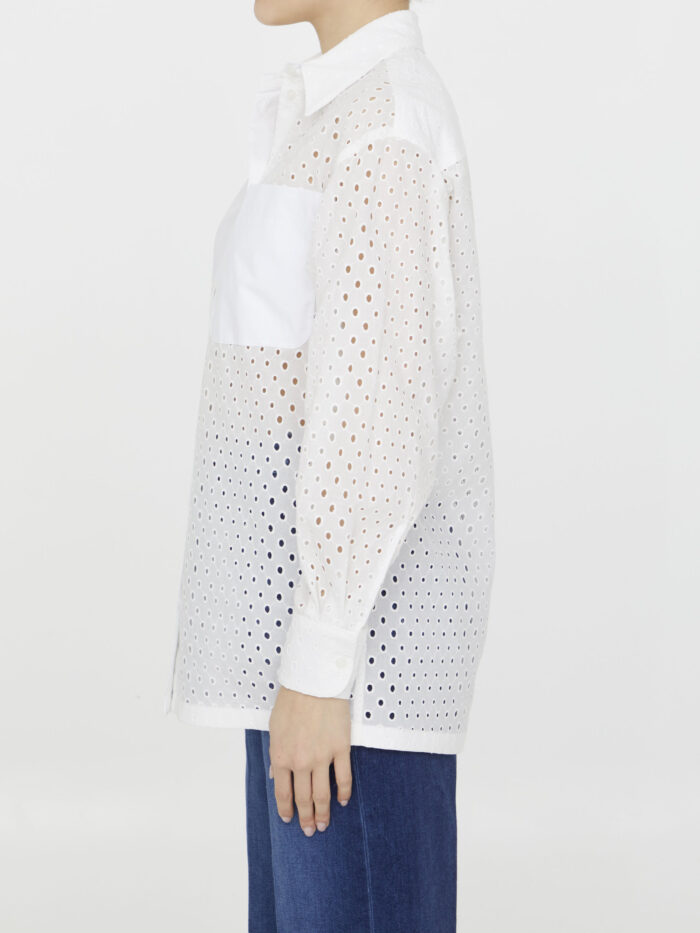 Kenzo Broderie anglaise cotton shirt