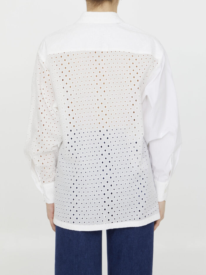 Kenzo Broderie anglaise cotton shirt