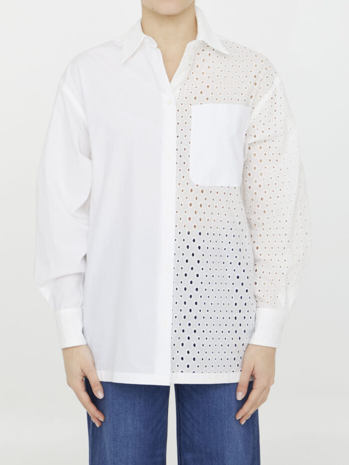 Kenzo Broderie anglaise cotton shirt