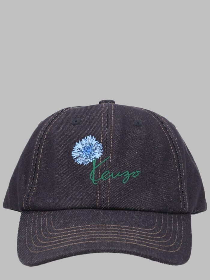 Kenzo CAPPELLO DA BASEBALL CON LOGO RICAMATO